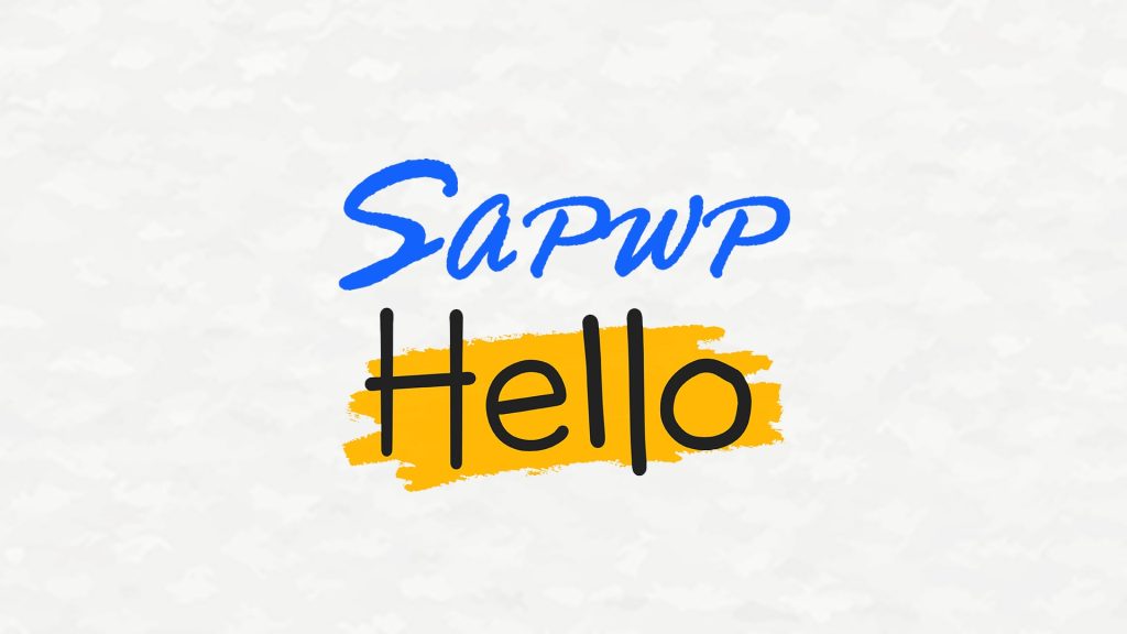 Hello Sapwp