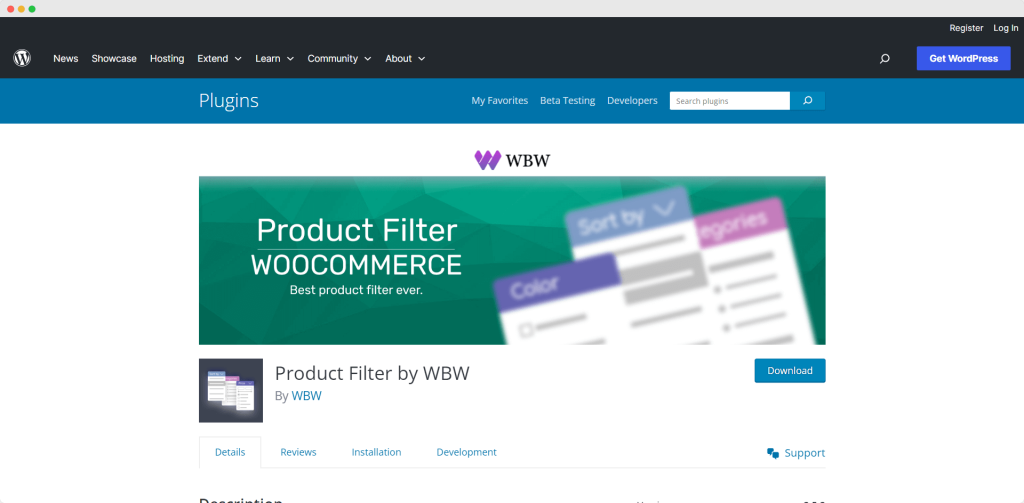 WooCommerce Product Filter, sapwp