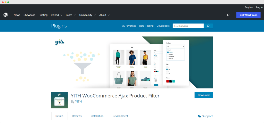 YITH WooCommerce AJAX Product Filter, Sapwp